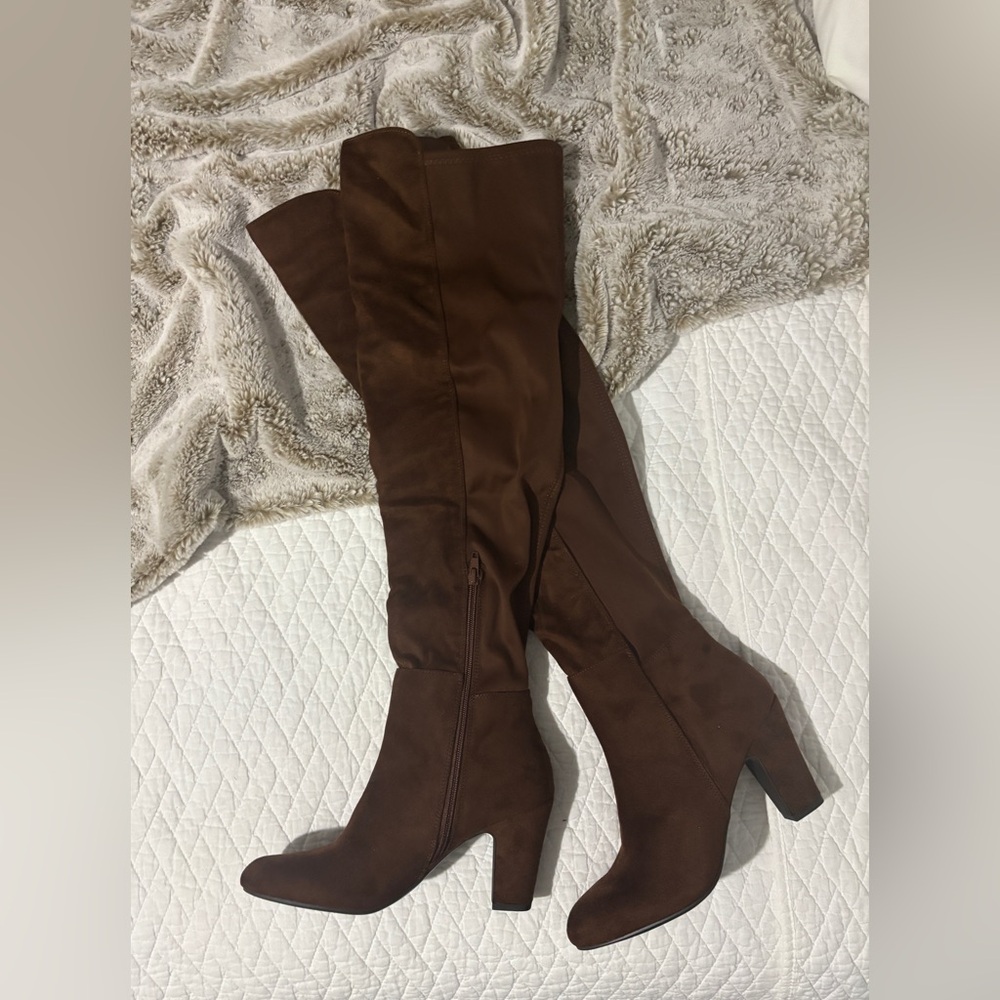 Chinese Laundry Rich Brown Over-the-Knee Boots